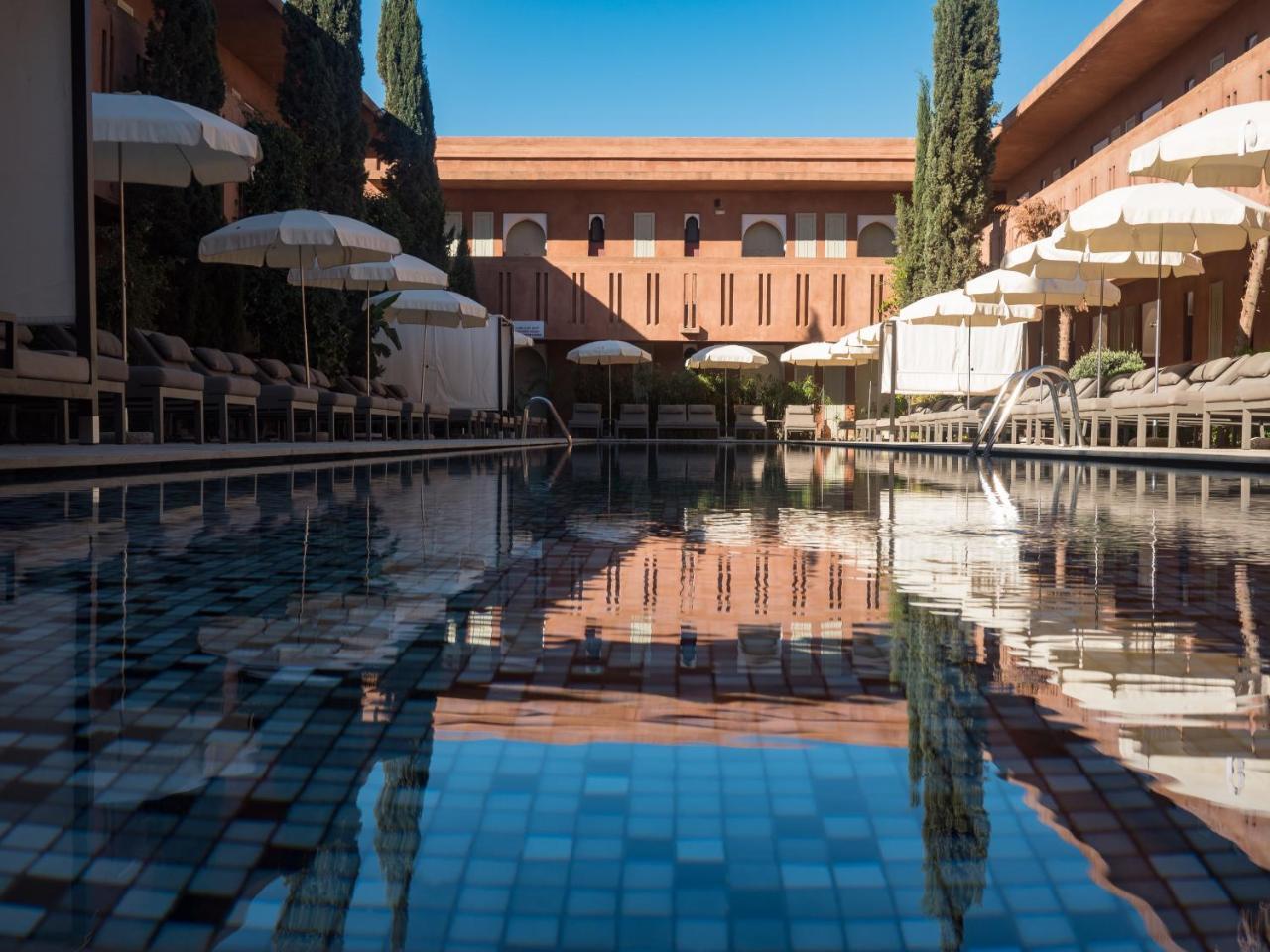 켄지 클럽 악달 메디나 - 올 인클루시브 Lahebichate 외부 사진 The pool at the Hotel Amanjena